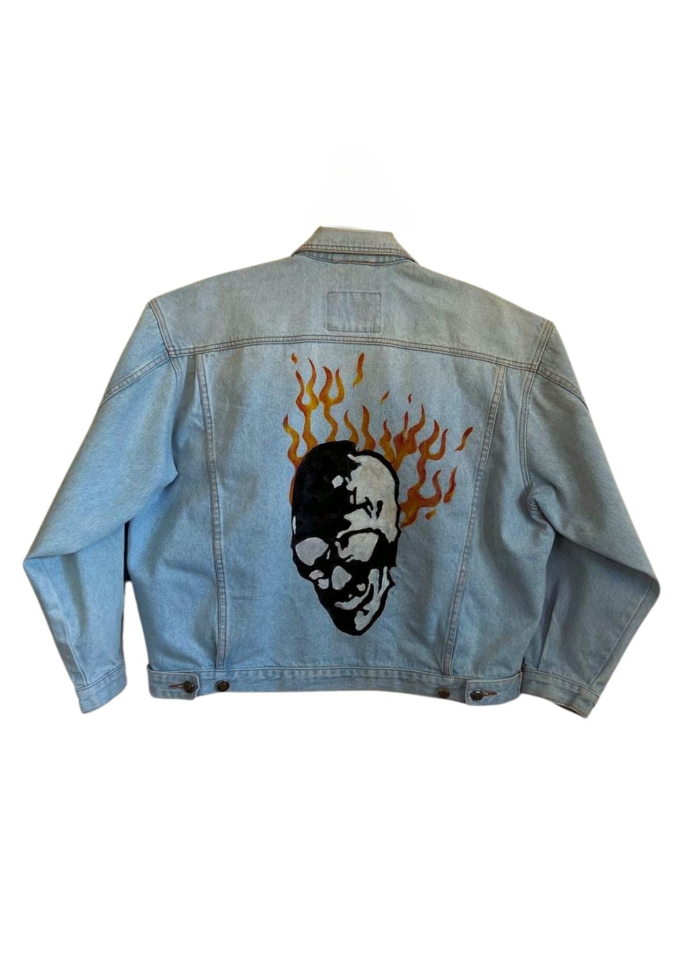 Flaming Skull | Vintage Denim