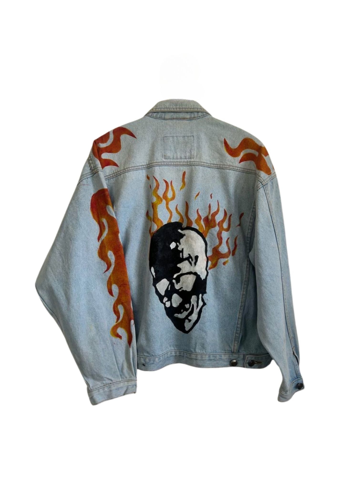 Flaming Skull | Vintage Denim