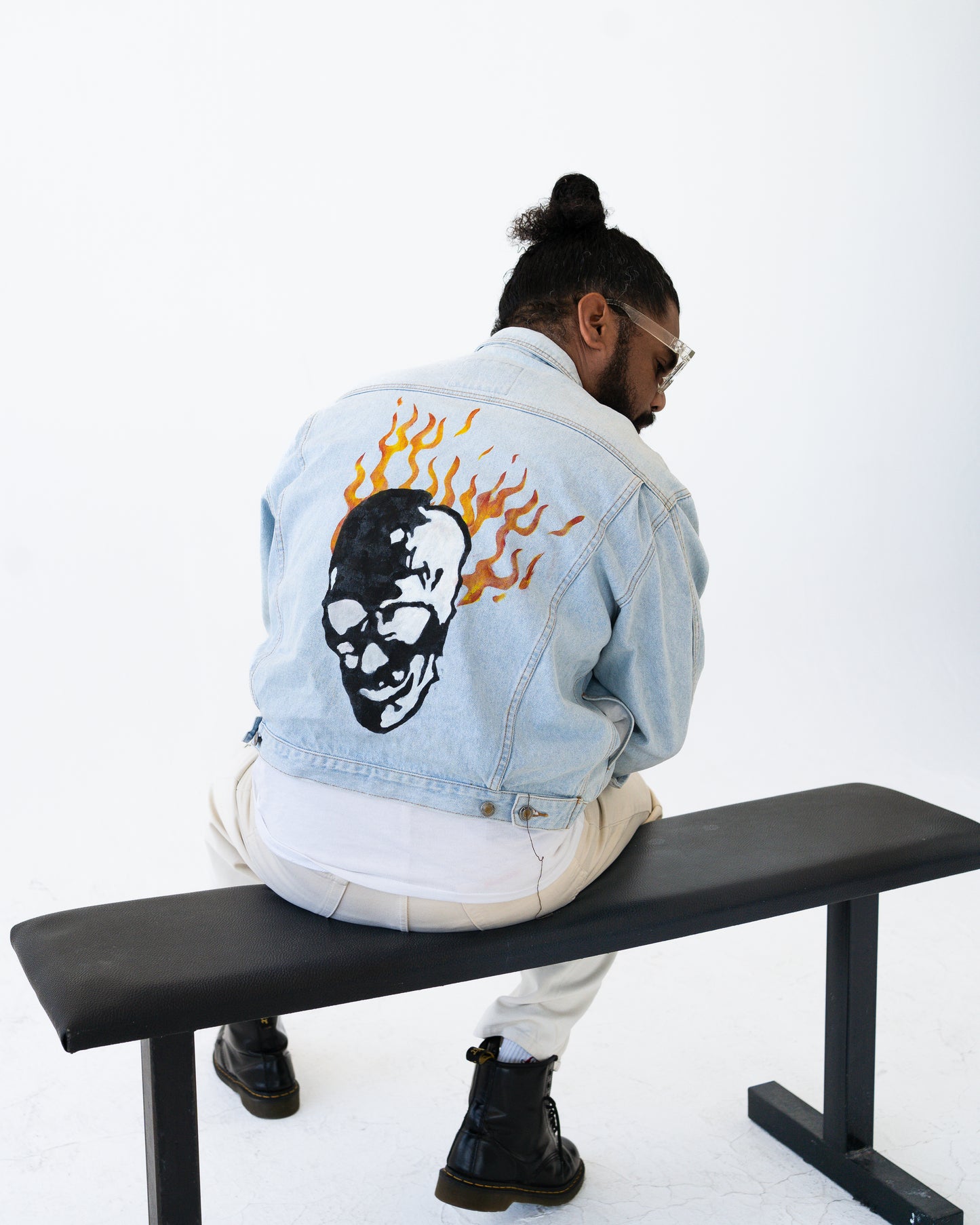 Flaming Skull | Vintage Denim